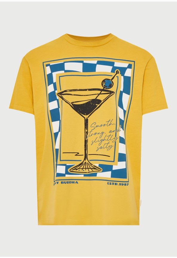 Ανδρικό βαμβακερό t-shirt με τύπωμα