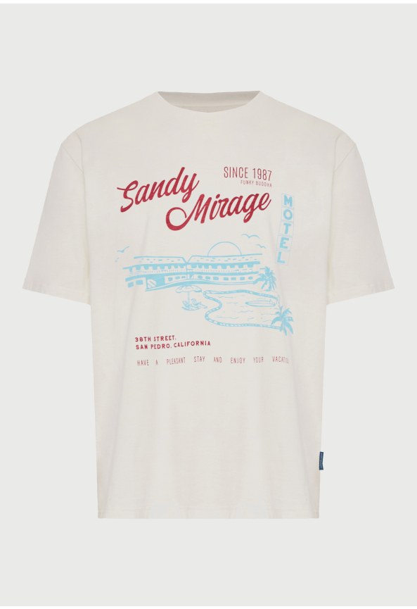 Ανδρικό βαμβακερό t-shirt με τύπωμα