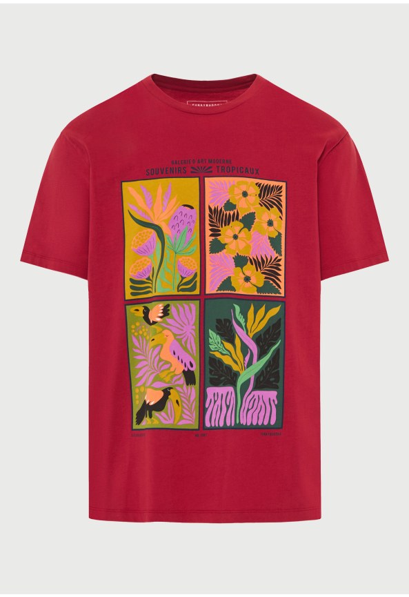 Ανδρικό relaxed t-shirt με τύπωμα