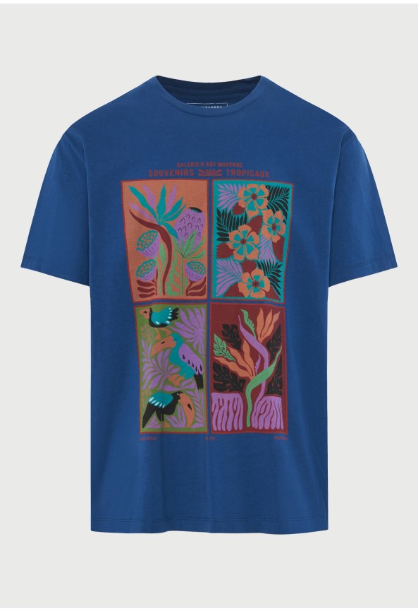 Ανδρικό relaxed t-shirt με τύπωμα