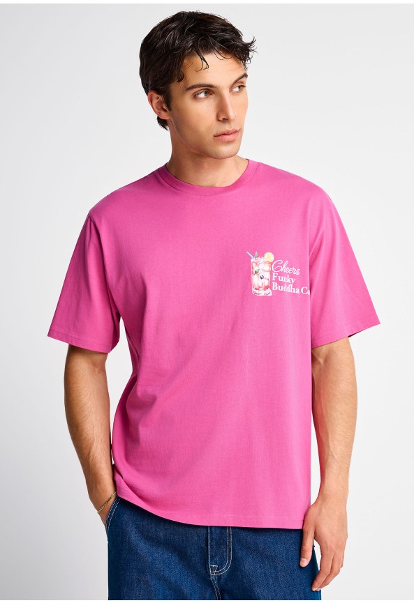 Men's cotton t-shirt with print