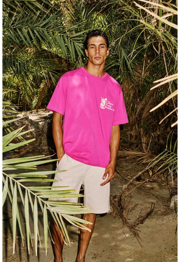 Men's cotton t-shirt with print
