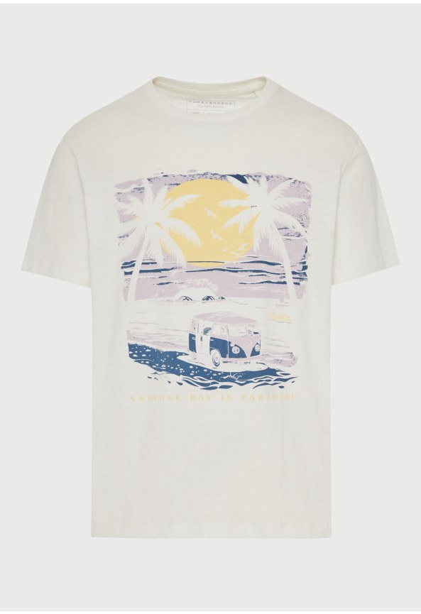 Ανδρικό βαμβακερό t-shirt με τύπωμα