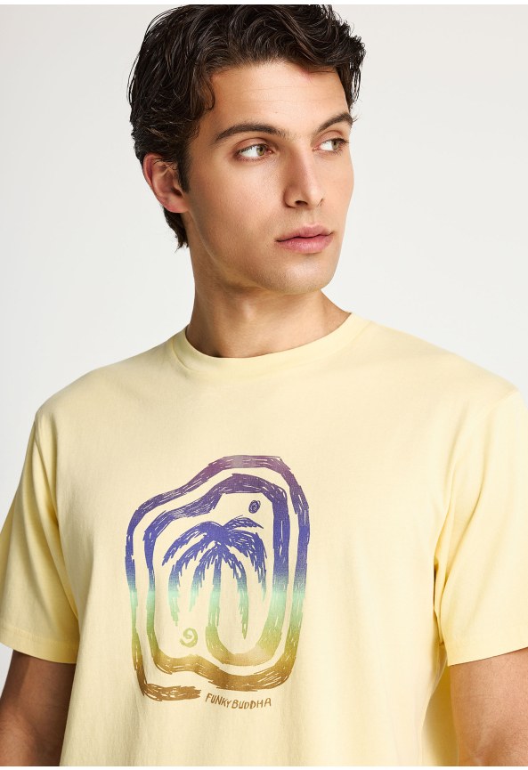 Men's cotton t-shirt with print