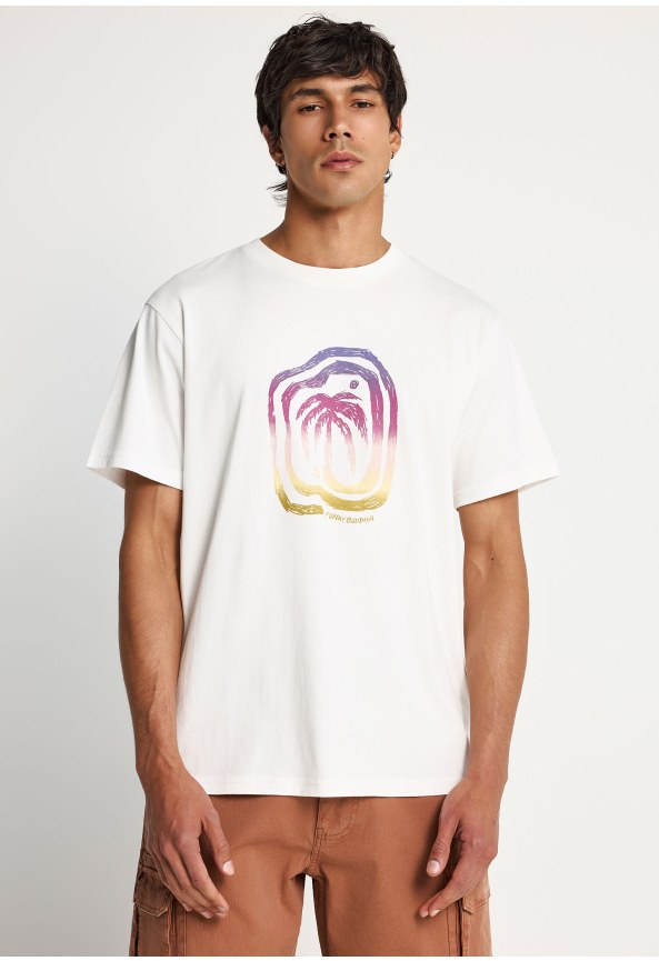 Men's cotton t-shirt with print