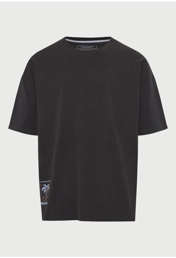 Ανδρικό t-shirt με τύπωμα στην πλάτη