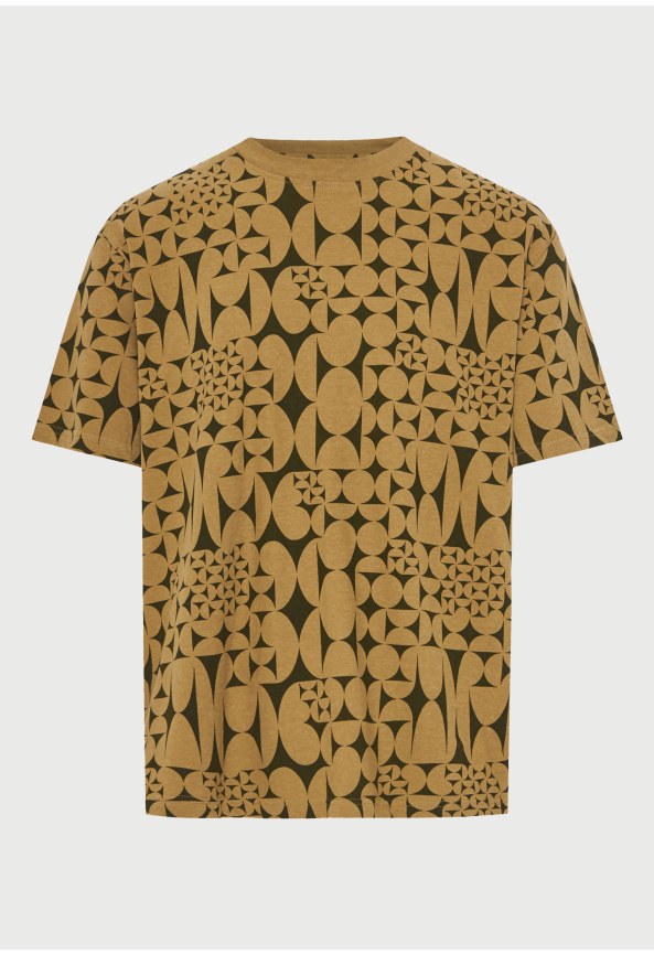 Ανδρικό relaxed t-shirt με μοτίβο