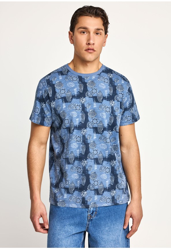 Ανδρικό t-shirt με μοτίβο