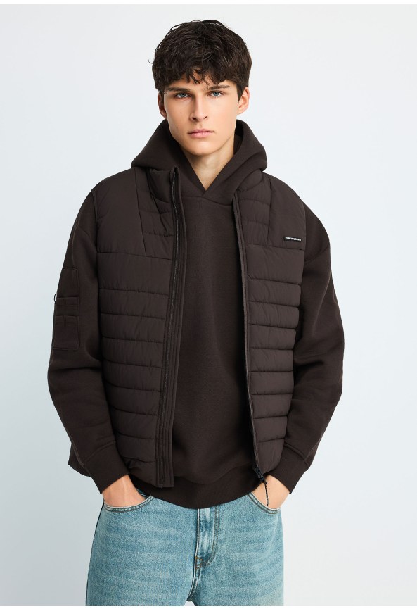 Men's sleeveless quilted puffer vest