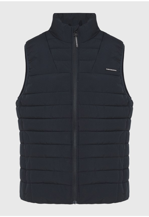 Men's sleeveless quilted puffer vest
