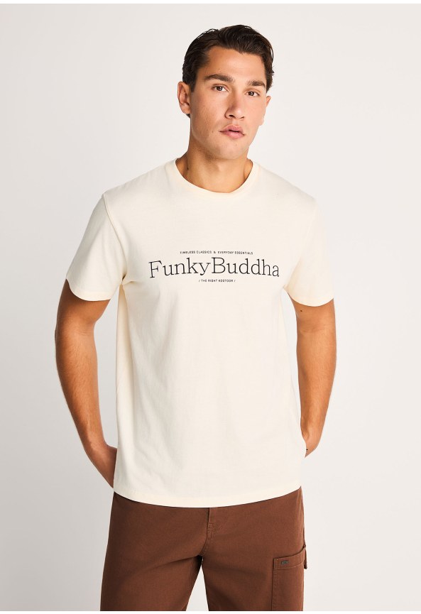 Men's short-sleeve t-shirt with logo print