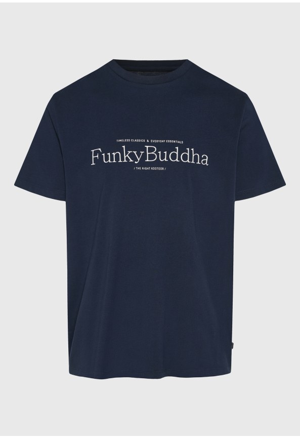 Men's short-sleeve t-shirt with logo print