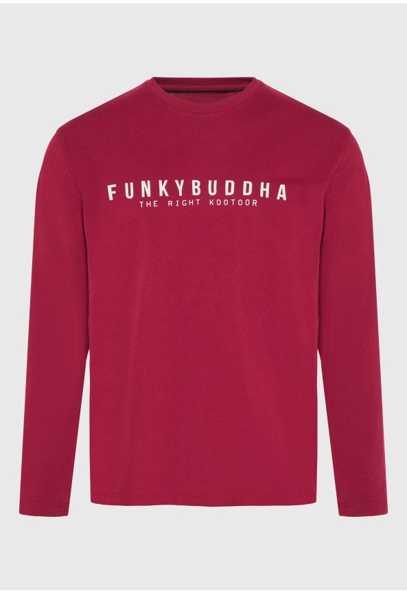 Men's long-sleeve t-shirt with logo