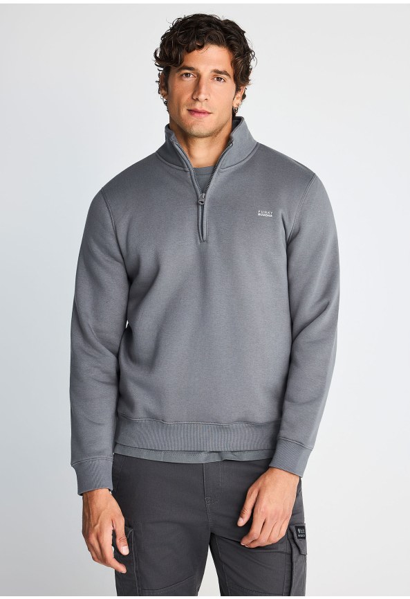 Ανδρικό φούτερ half zip