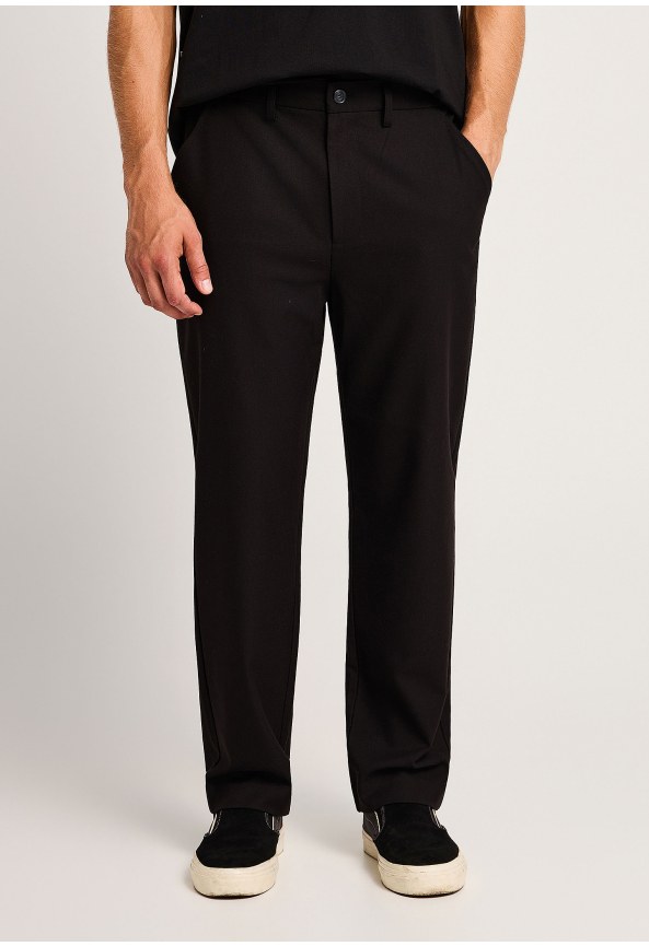 Ανδρικό loose tapered chino με μάλλινη σύνθεση