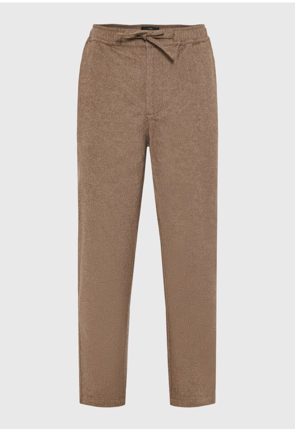 Ανδρικό chino παντελόνι comfort fit με κορδόνι