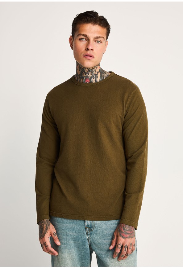 Ανδρικό longsleeve terry t-shirt