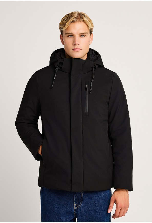Ανδρικό μπουφάν softshell με αποσπώμενη κουκούλα