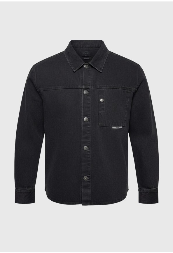 Men's heavy cotton overshirt