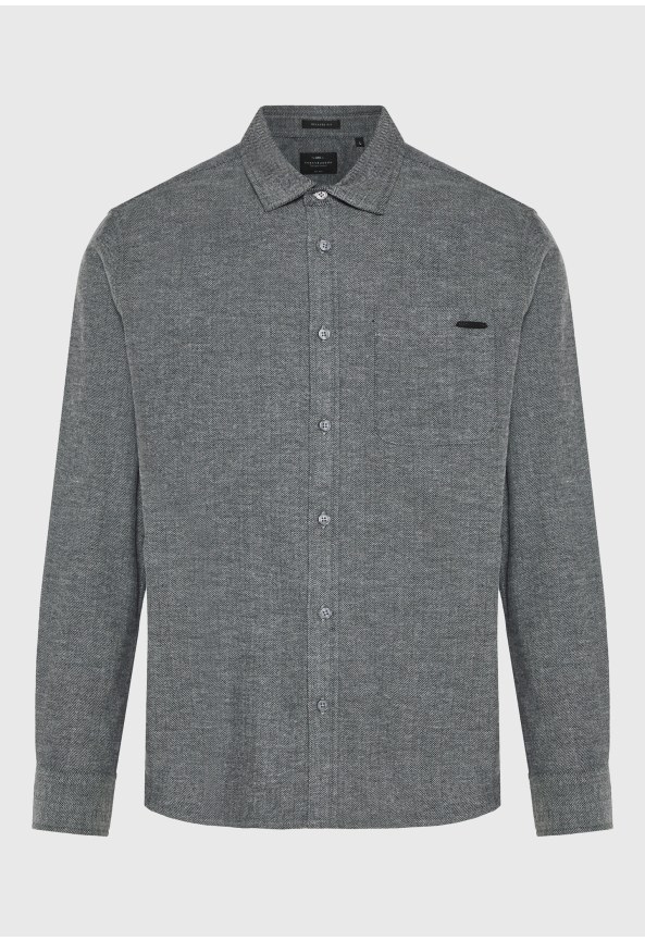Ανδρικό flannel πουκάμισο relaxed fit