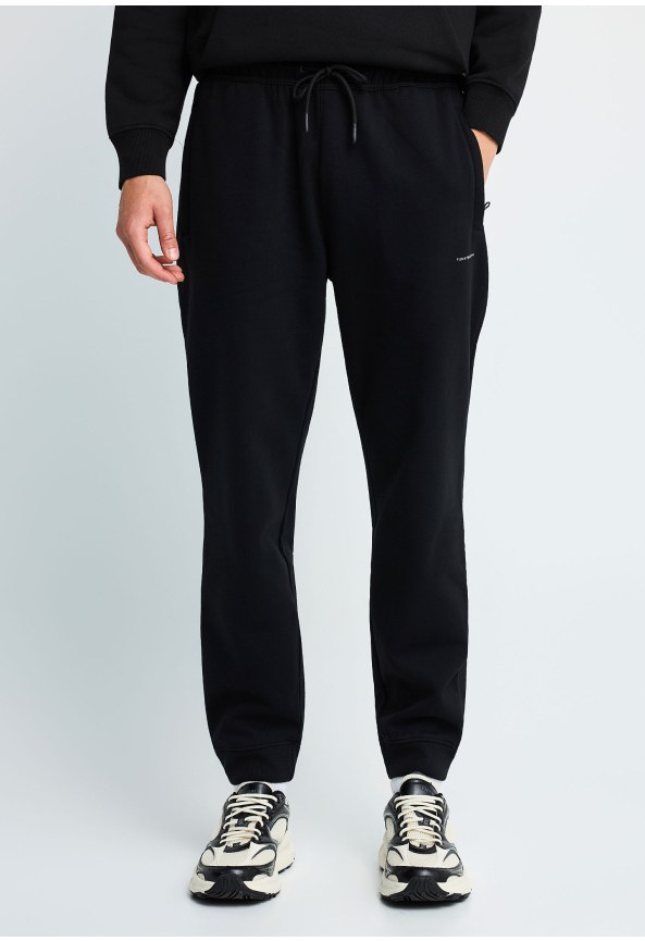 Men's fleece jogger pants with drawstring waist