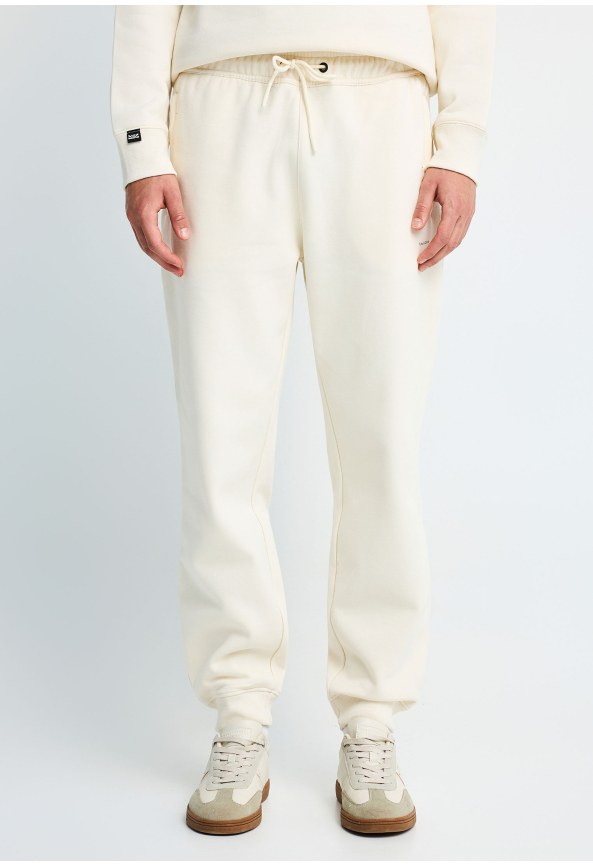 Men's fleece jogger pants with drawstring waist