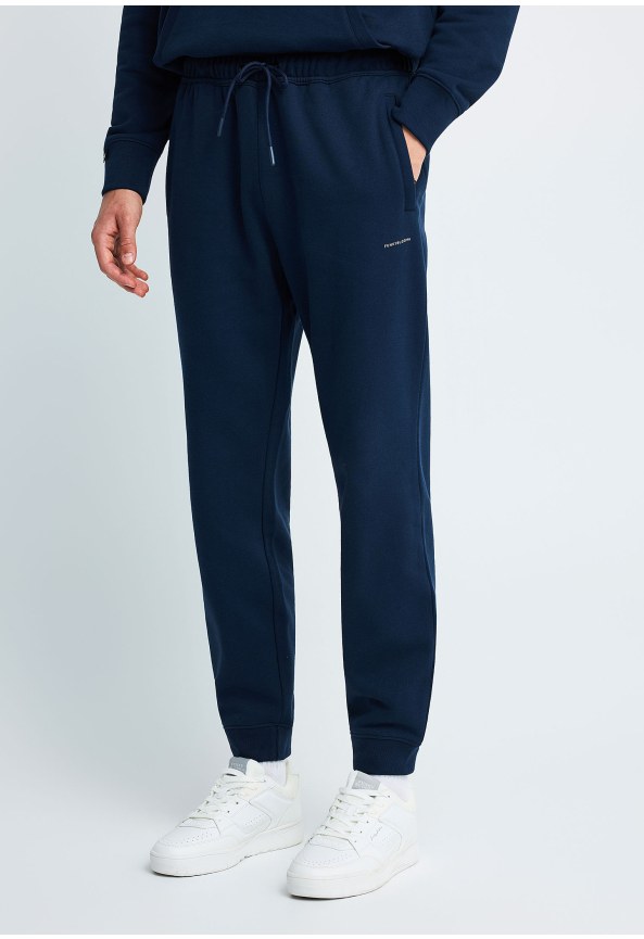 Men's fleece jogger pants with drawstring waist