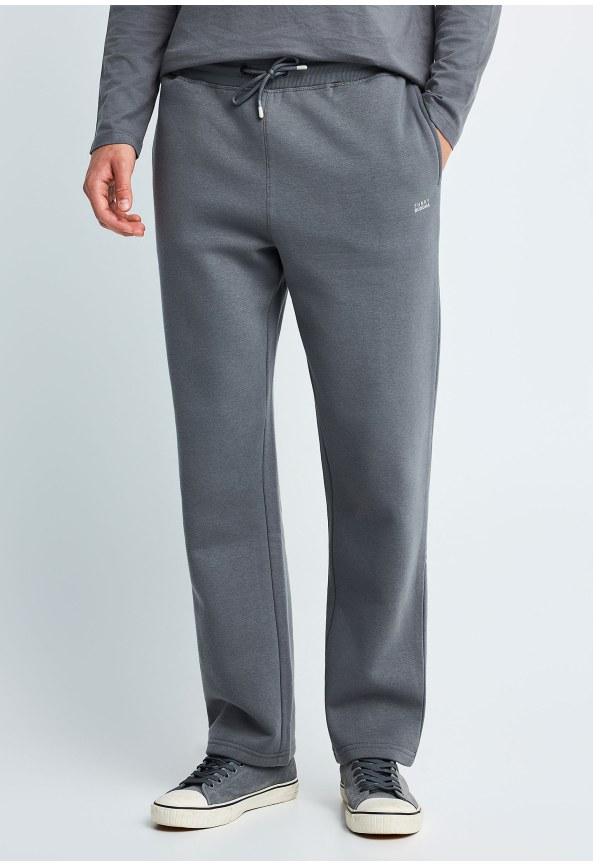 Men's cotton-blend straight leg sweatpants