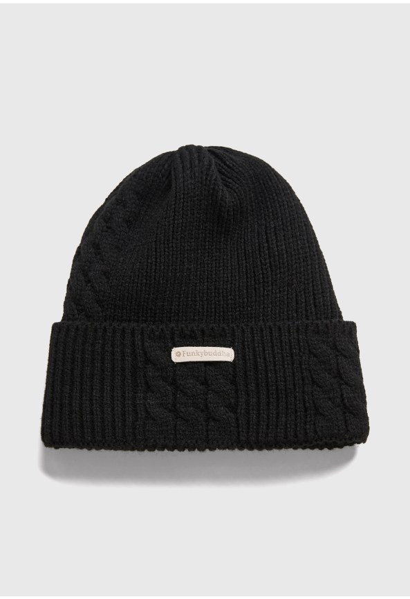 Ανδρικός σκούφος beanie με ανάγλυφη πλέξη