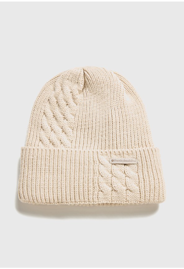 Ανδρικός σκούφος beanie με ανάγλυφη πλέξη