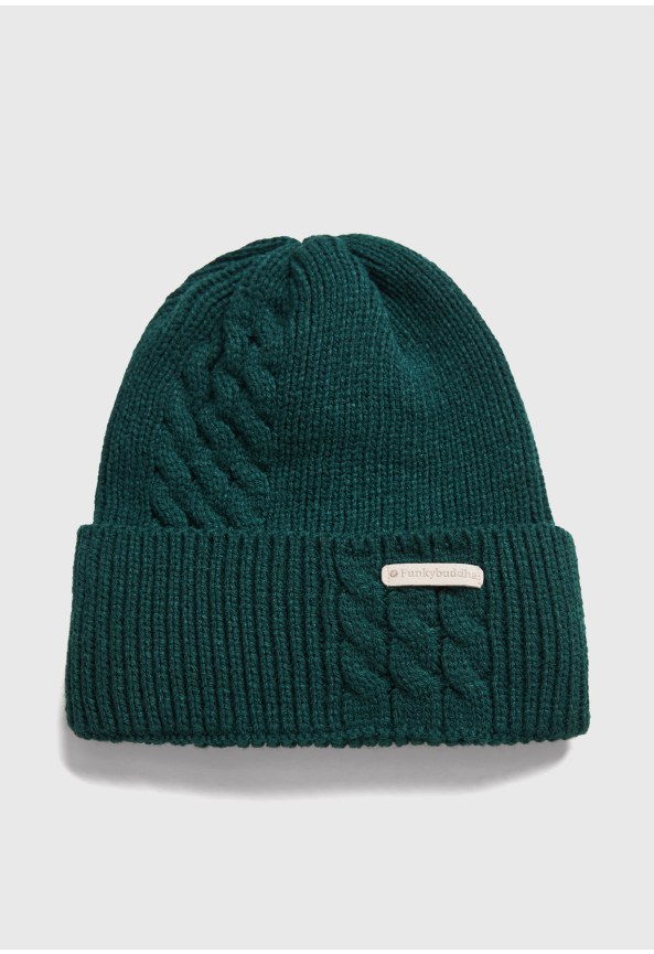 Ανδρικός σκούφος beanie με ανάγλυφη πλέξη