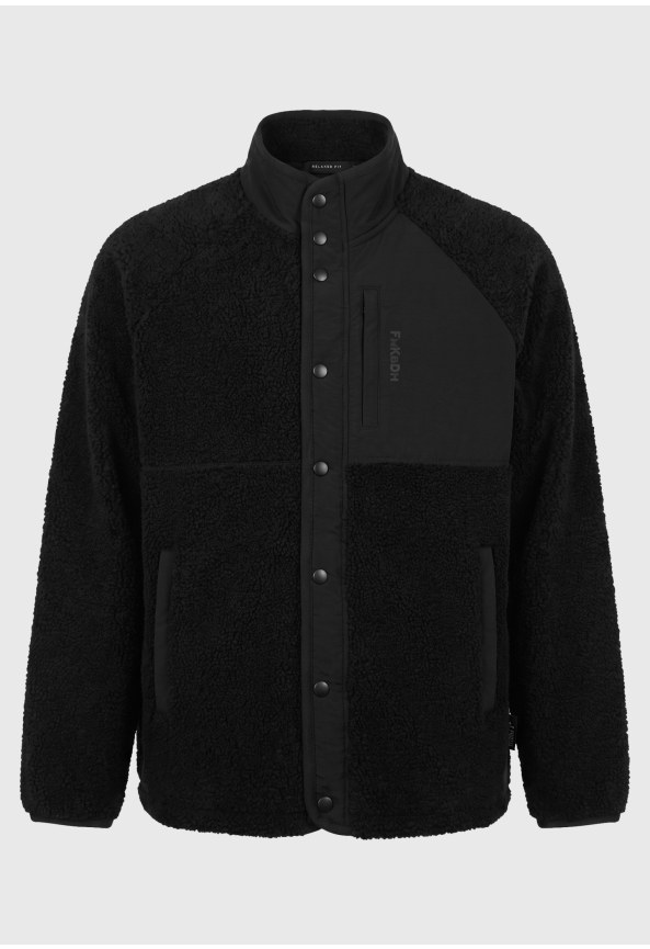 Ανδρική ζακέτα sherpa fleece relaxed fit