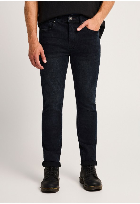 Ανδρικό ελαστικό tapered denim παντελόνι