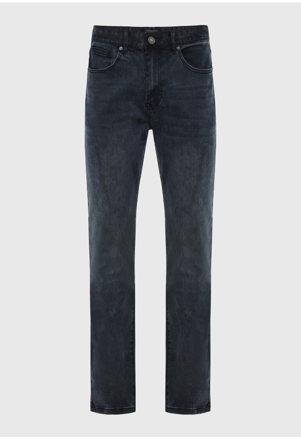 Ανδρικό ελαστικό tapered denim παντελόνι