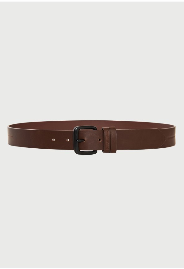 Men's square buckle belt