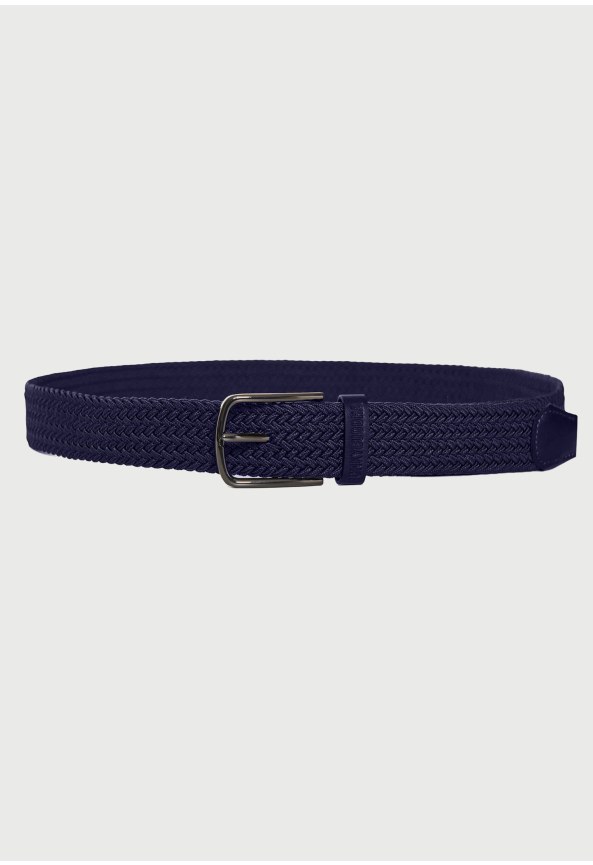 Men's braided elastic belt