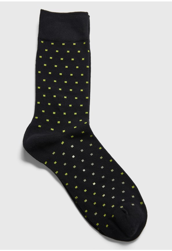 Men's micro-dot pattern socks
