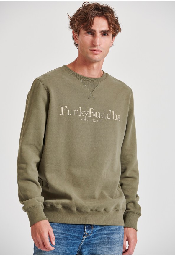 Φούτερ με branded τύπωμα στο στήθος