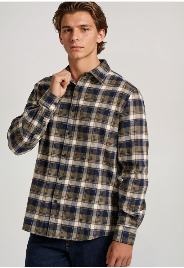 Flannel plaid shirt