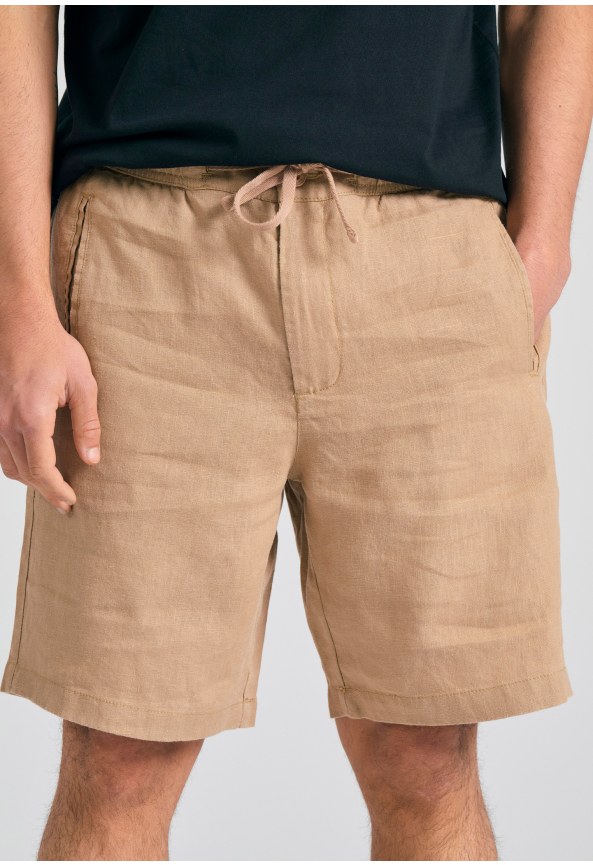 Comfort fit garment dyed βερμούδα