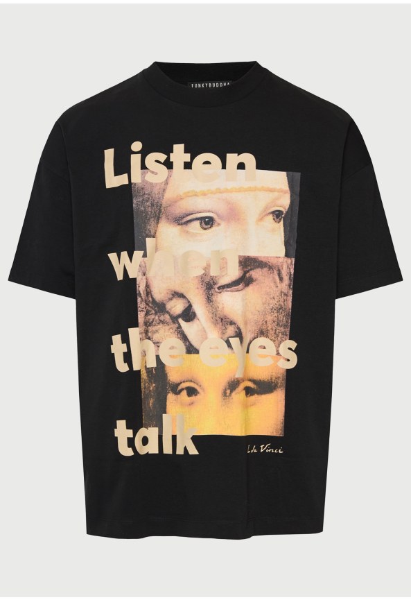 T-shirt oversized fit Da Vinci - FUNKY BUDDHA x apoh London