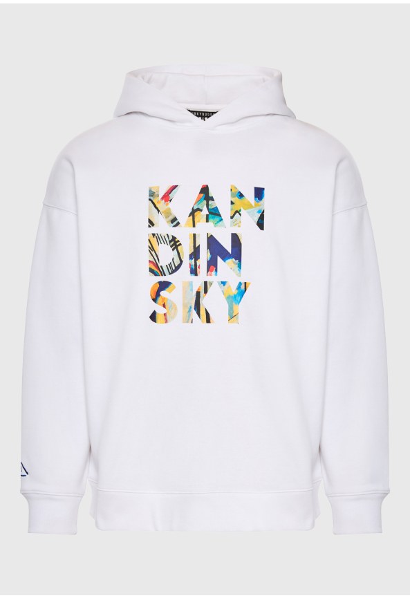 Φούτερ relaxed fit με κουκούλα Kandinsky - FUNKY BUDDHA x apoh London