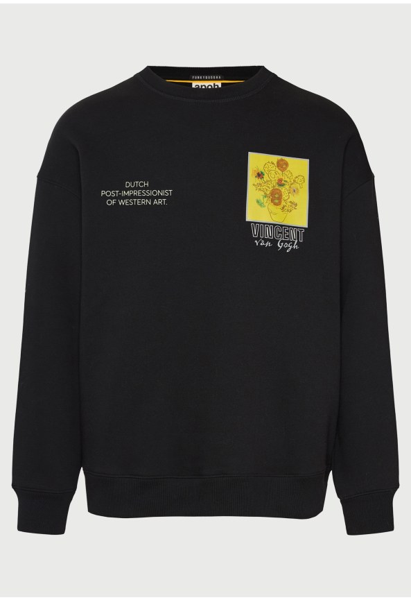 Φούτερ crewneck Van Gogh - FUNKY BUDDHA x apoh London