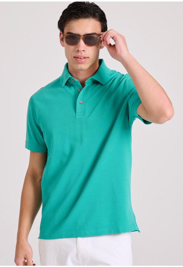 Essential polo μπλούζα με κέντημα Garage 55