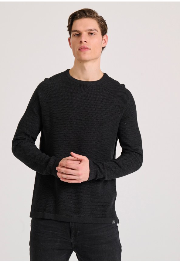 Πλεκτή μπλούζα με ανάγλυφη υφή Garage 55