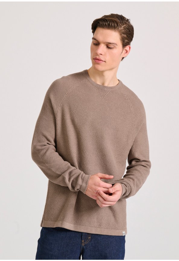 Πλεκτή μπλούζα με ανάγλυφη υφή Garage 55