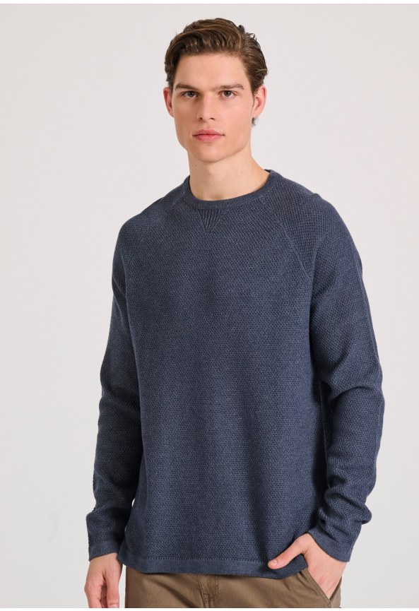 Πλεκτή μπλούζα με ανάγλυφη υφή Garage 55