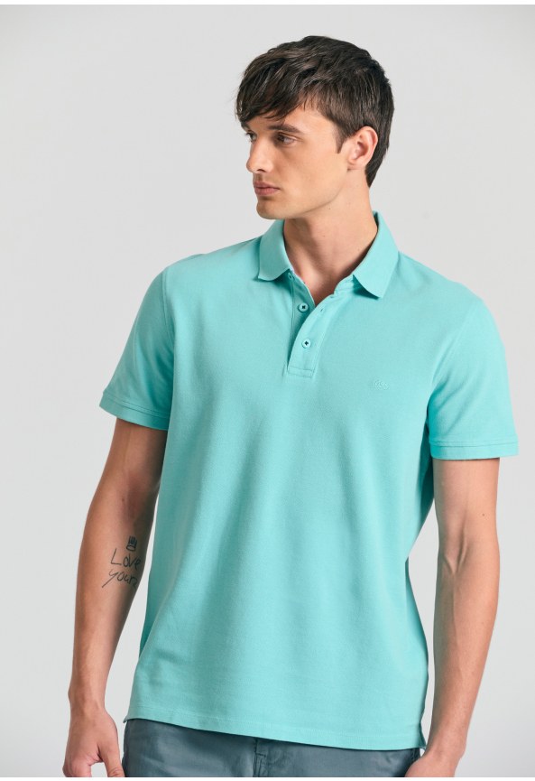 Essential polo μπλούζα με κέντημα Garage 55.