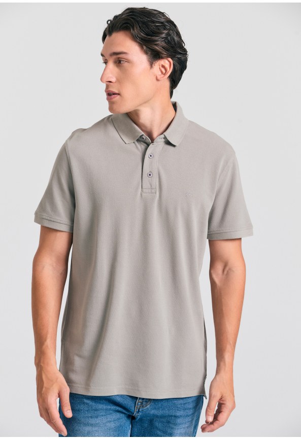 Essential polo μπλούζα με κέντημα Garage 55.