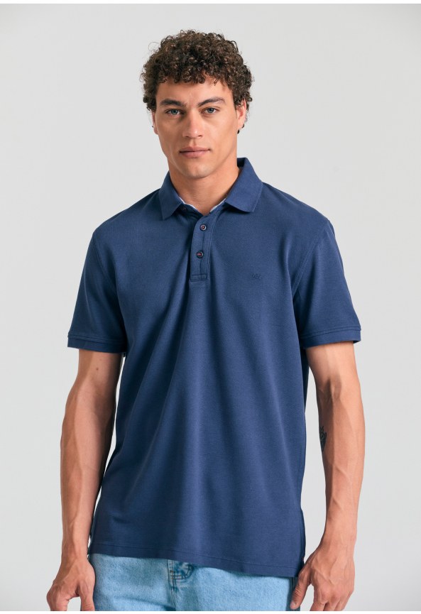 Essential polo μπλούζα με κέντημα Garage 55.
